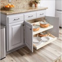 Slide-A-Shelf Custom Made-to-Fit Wood Pull-Out Cabinet Organizer for $90 + free shipping