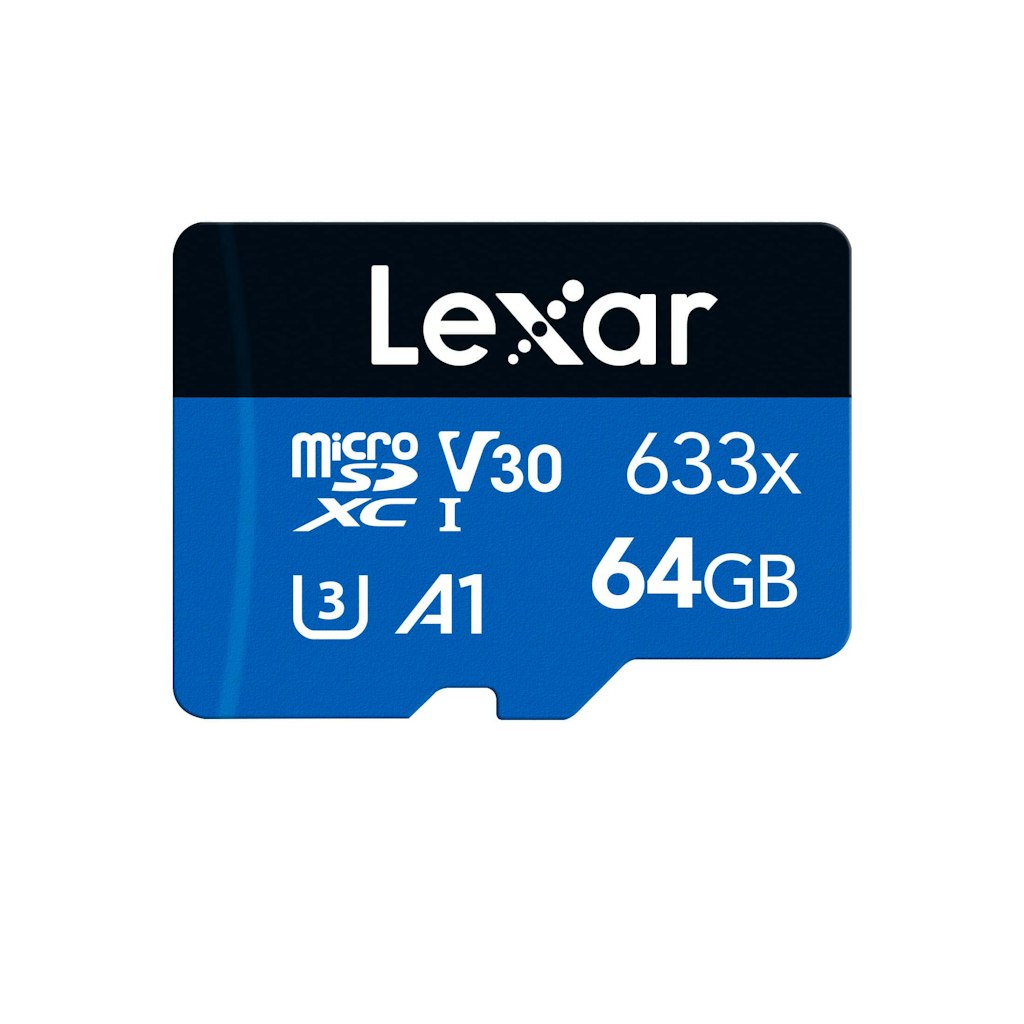 Lexar 64GB 633x microSDXC UHS-I Memory Card: $24.99 Lexar 64GB 633x microSDXC UHS-I Memory Card: $24.99