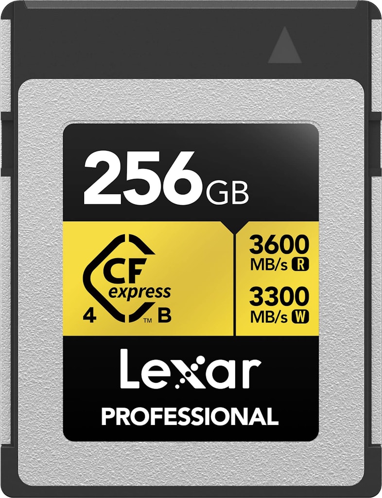 Lexar GOLD 256GB CFexpress 4.0 Type B Memory Card: $314.99 Lexar GOLD 256GB CFexpress 4.0 Type B Memory Card: $314.99