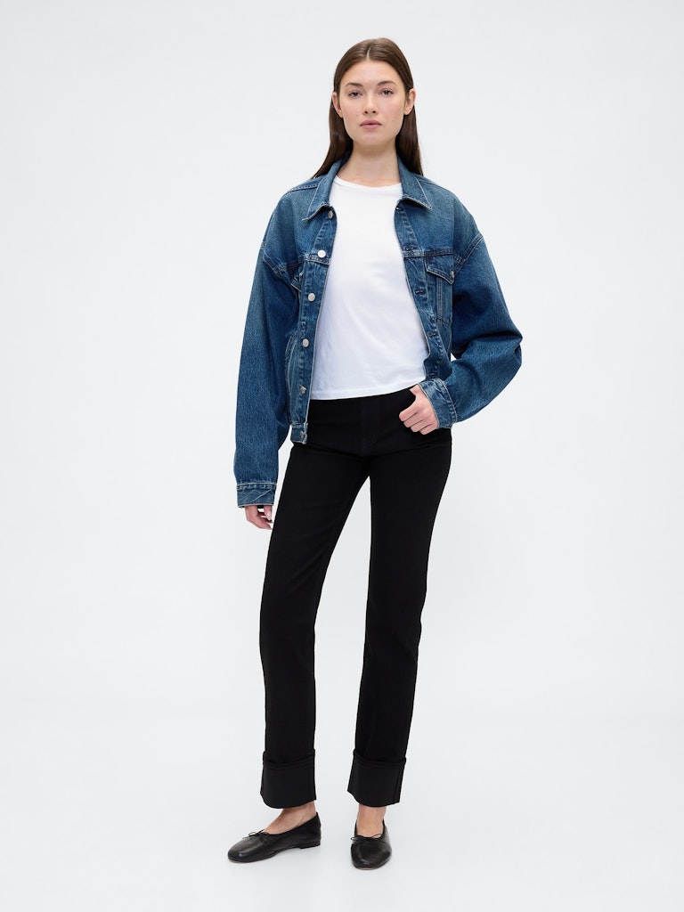 High Rise '90s Slim Straight Jeans: $23.99