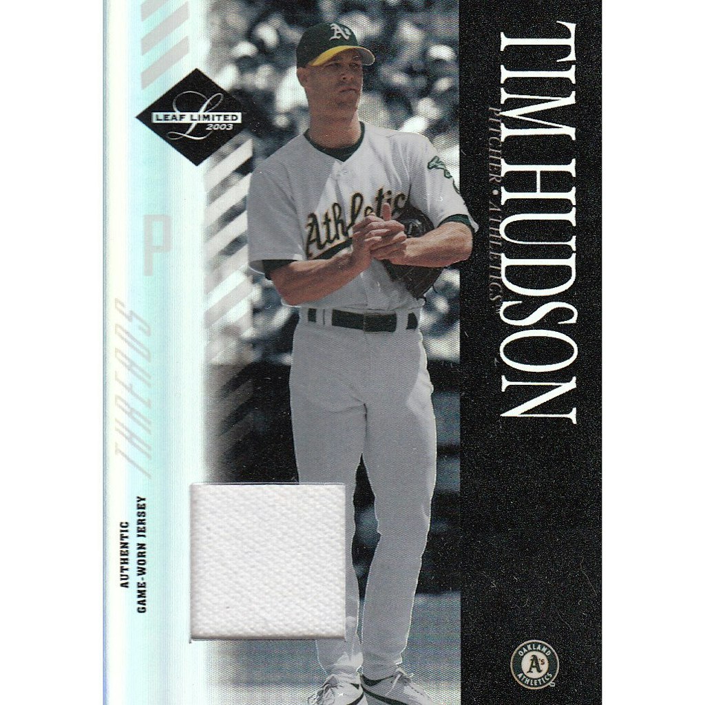 2003 Leaf Limited Threads Tim Hudson #28 Trading Card: $12 2003 Leaf Limited Threads Tim Hudson #28 Trading Card: $12