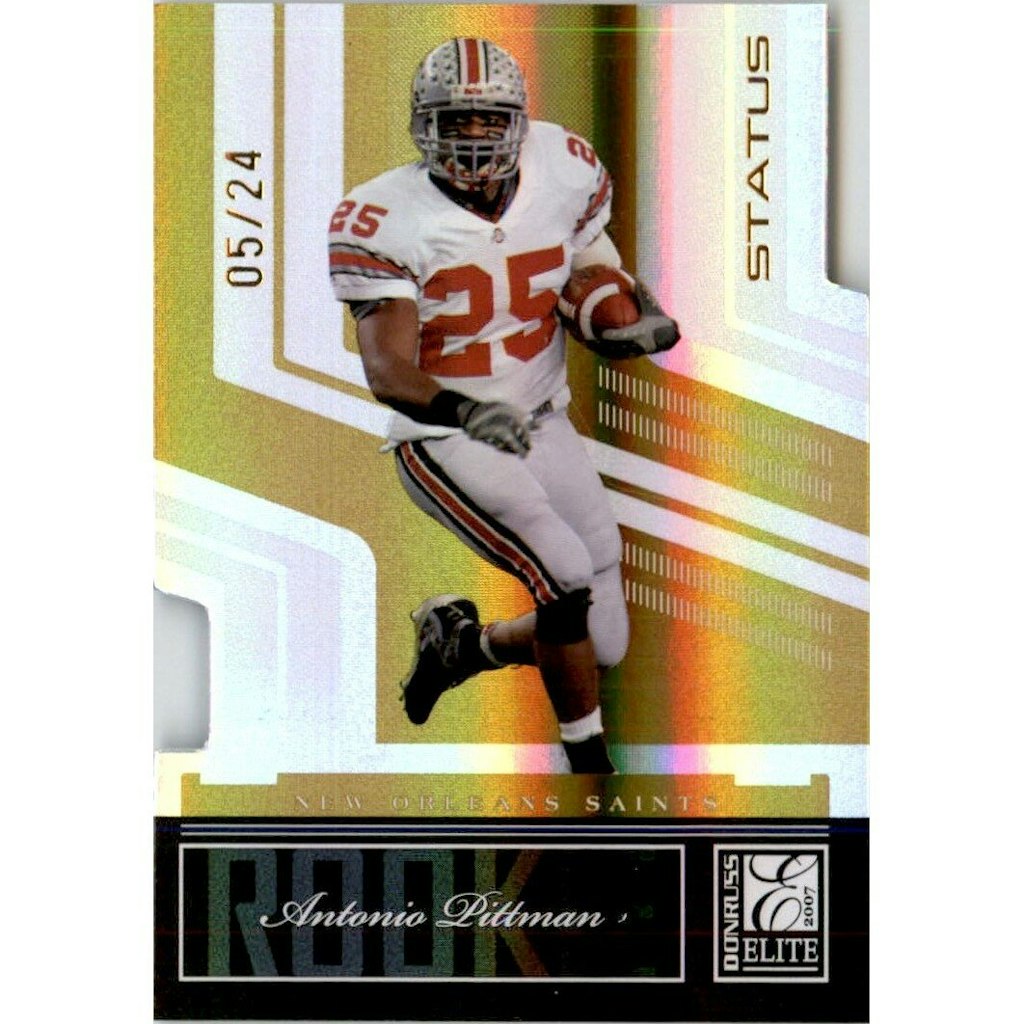 2007 Donruss Elite Status Gold Antonio Pittman Trading Card: $22.50