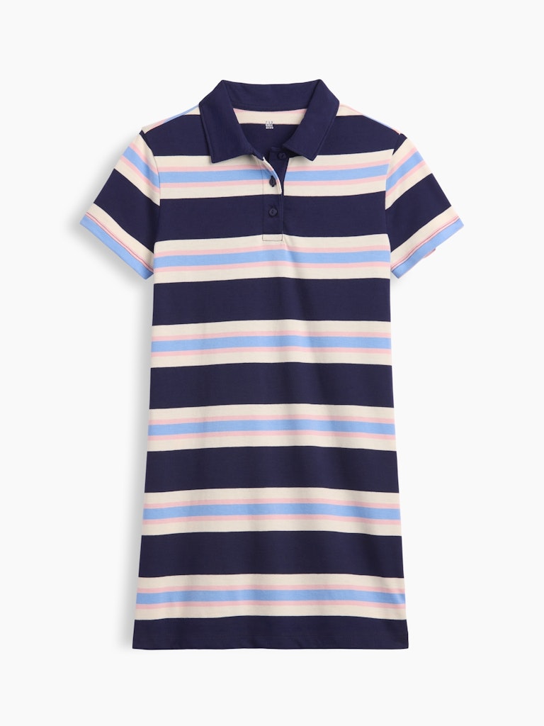 Kids Stripe Rugby Polo Shirt Dress: $19.99