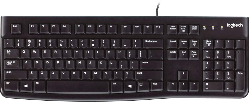 Logitech K120 Wired Membrane Keyboard: $12.34 Logitech K120 Wired Membrane Keyboard: $12.34