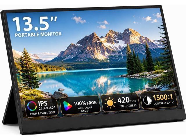 13.5-Inch 2K IPS Portable Monitor: $108.74 13.5-Inch 2K IPS Portable Monitor: $108.74