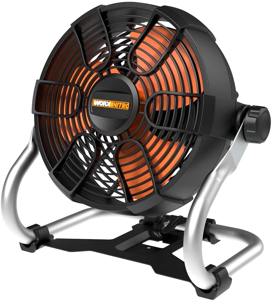 Worx Nitro 20V Cordless 9-Inch Work Fan with Battery and Charger: $98.99 Worx Nitro 20V Cordless 9-Inch Work Fan with Battery and Charger: $98.99