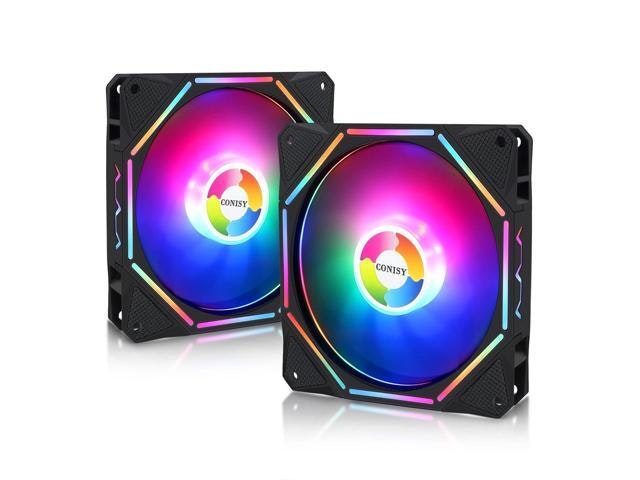 120mm RGB LED Case Fan 2-Pack: $39.99