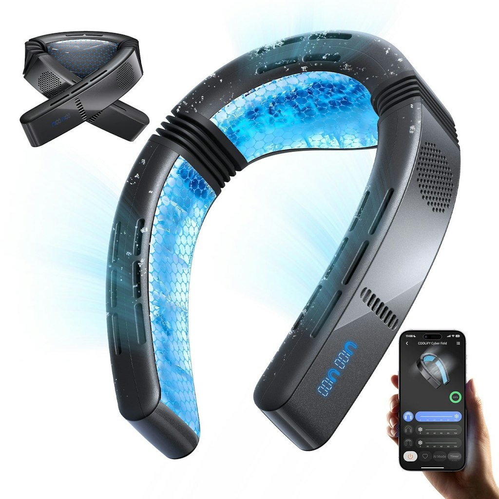 Torras Coolify Cyber Fold AI Portable Neck Air Conditioner: $279.99
