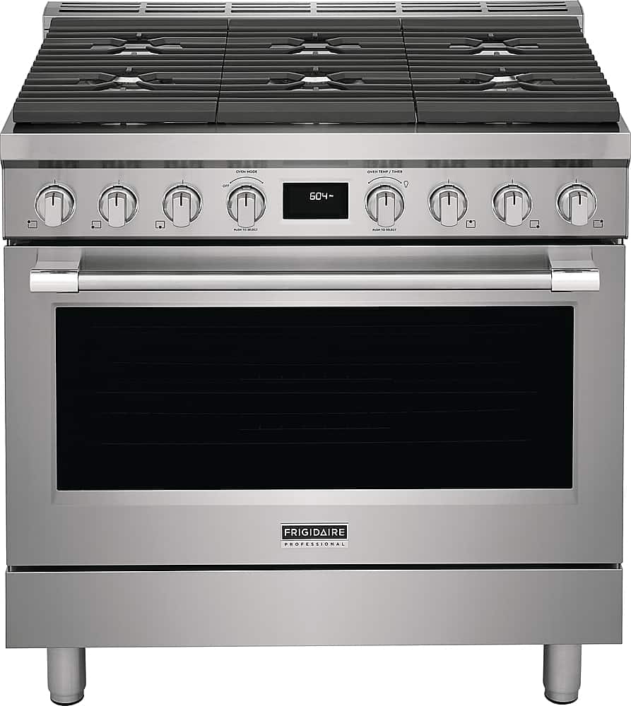 Frigidaire Professional 36-inch 6-Burner Dual Fuel Freestanding Convection Range: $4,599.99