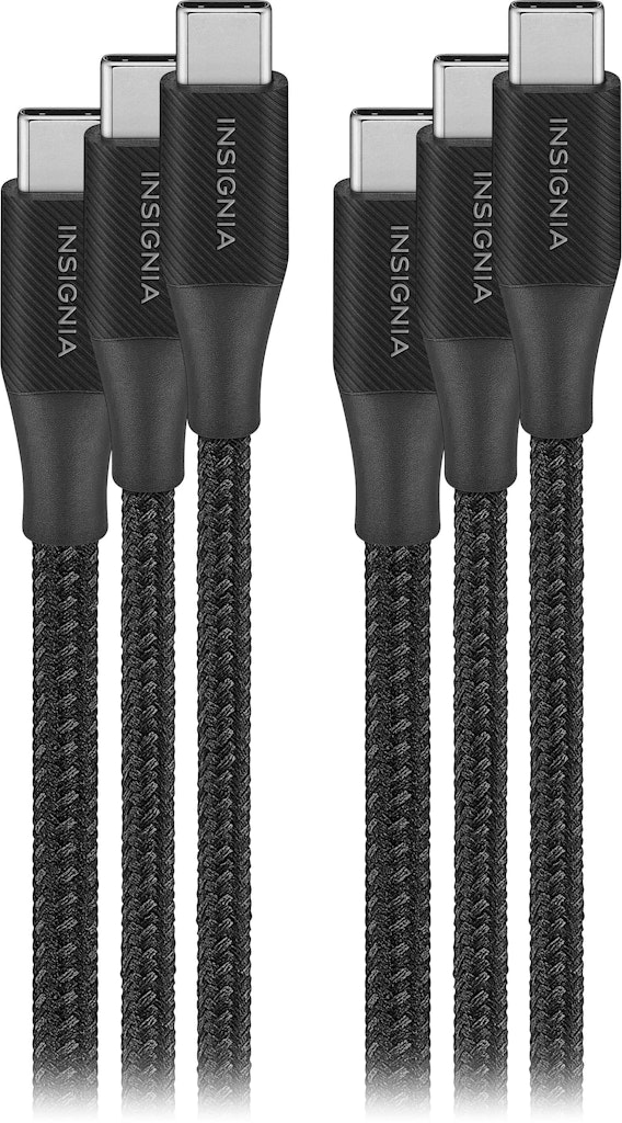 Insignia USB-C to USB-C Braided Charge-and-Sync Cable 3-Pack: $22.99 Insignia USB-C to USB-C Braided Charge-and-Sync Cable 3-Pack: $22.99