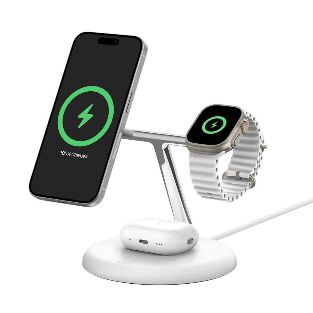 Belkin 3-in-1 15W Qi2 Wireless Charging Stand: $79.99 Belkin 3-in-1 15W Qi2 Wireless Charging Stand: $79.99