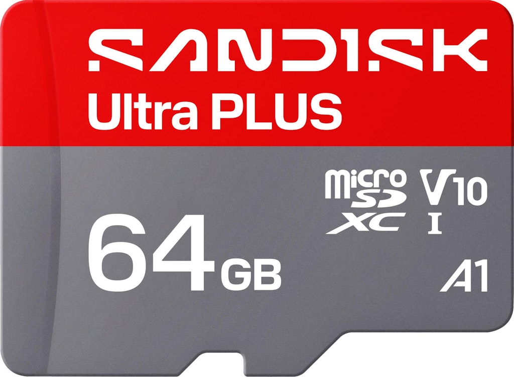 Sandisk 64GB Ultra Plus microSDXC Memory Card: $34.99 Sandisk 64GB Ultra Plus microSDXC Memory Card: $34.99