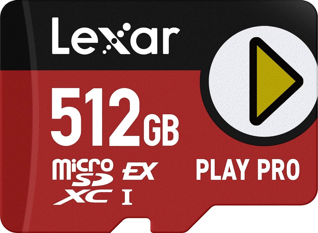 Lexar 512GB Play Pro microSD Express Memory Card: $109.99 Lexar 512GB Play Pro microSD Express Memory Card: $109.99