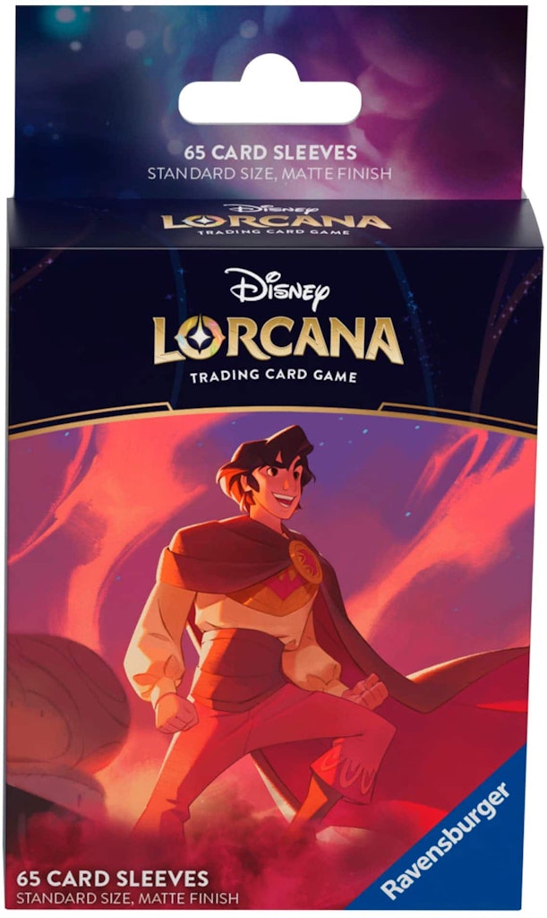 Disney Lorcana Aladdin Card Sleeves: $5.99 Disney Lorcana Aladdin Card Sleeves: $5.99