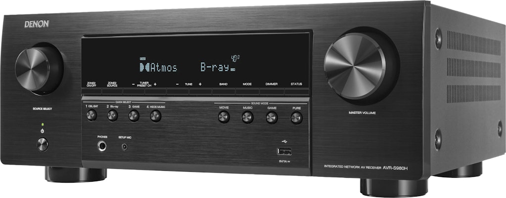 Denon AVR-S980H 7.2 Channel AV Receiver: $949 Denon AVR-S980H 7.2 Channel AV Receiver: $949