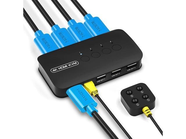 4-Port HDMI USB KVM Switch: $55.40