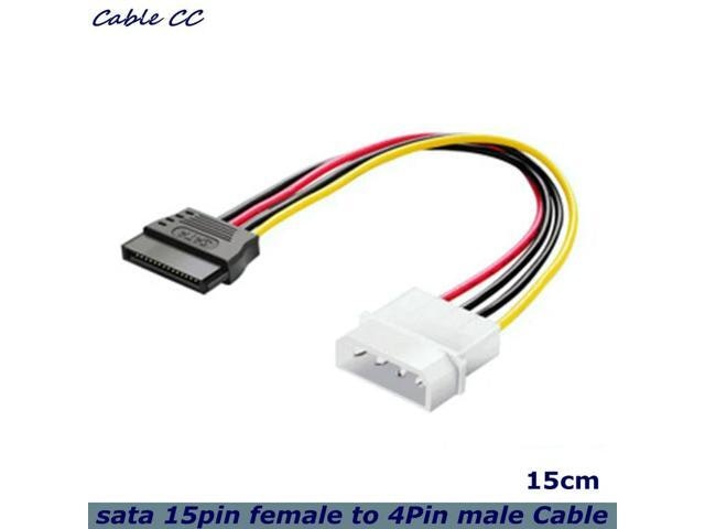 SATA 15-Pin to Molex 4-Pin Power Extension Cable: $11.99 SATA 15-Pin to Molex 4-Pin Power Extension Cable: $11.99