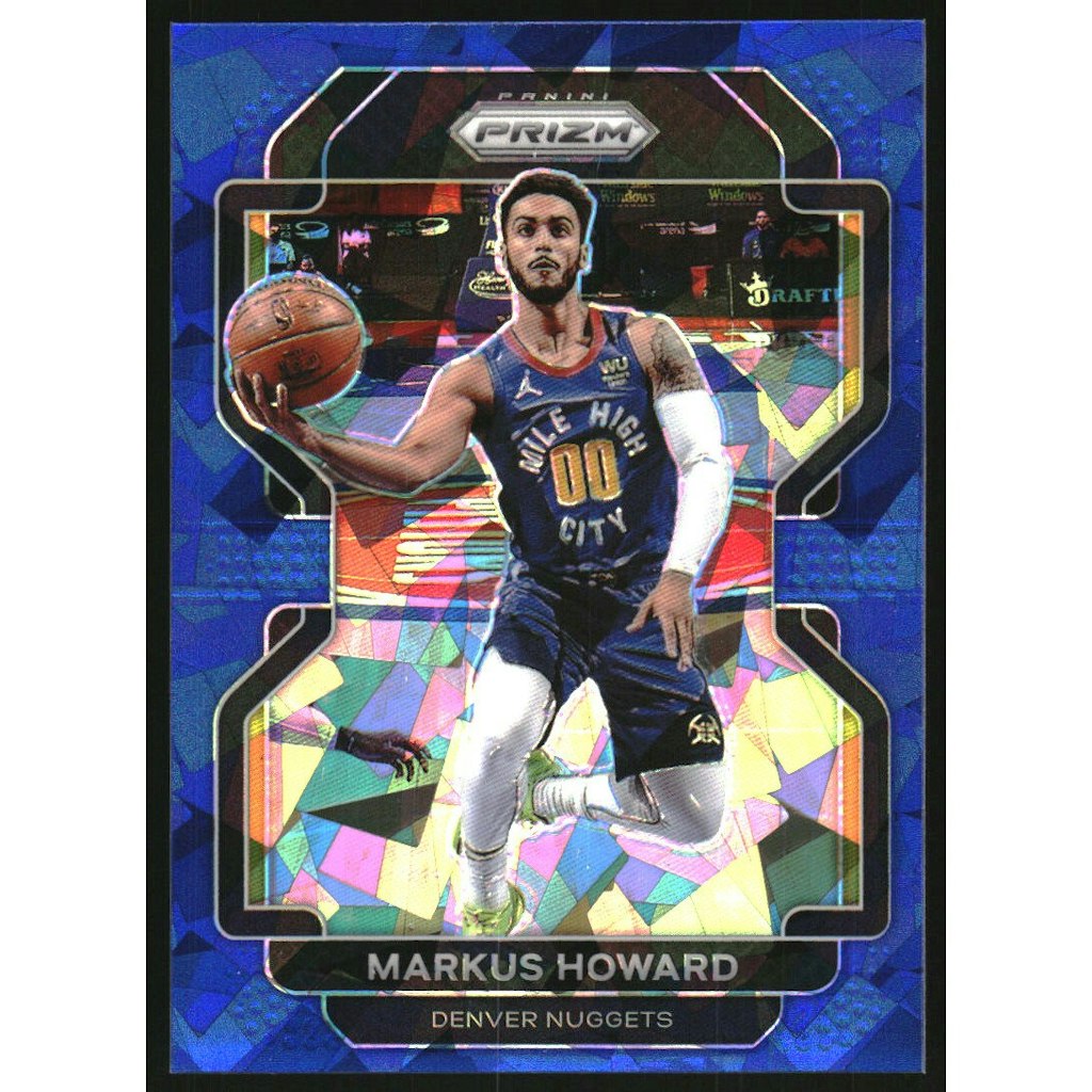 2021-22 Panini Prizm Blue Ice Markus Howard Card #218: $10.80