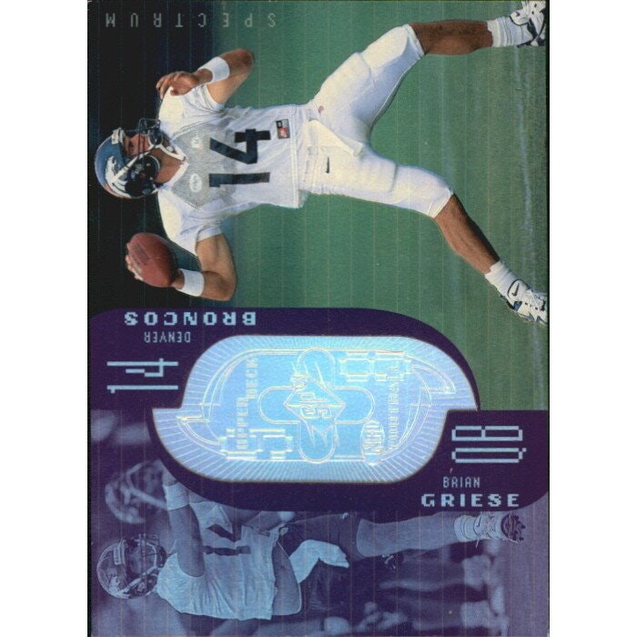 1998 SPx Finite Spectrum Brian Griese Card #218: $32 1998 SPx Finite Spectrum Brian Griese Card #218: $32