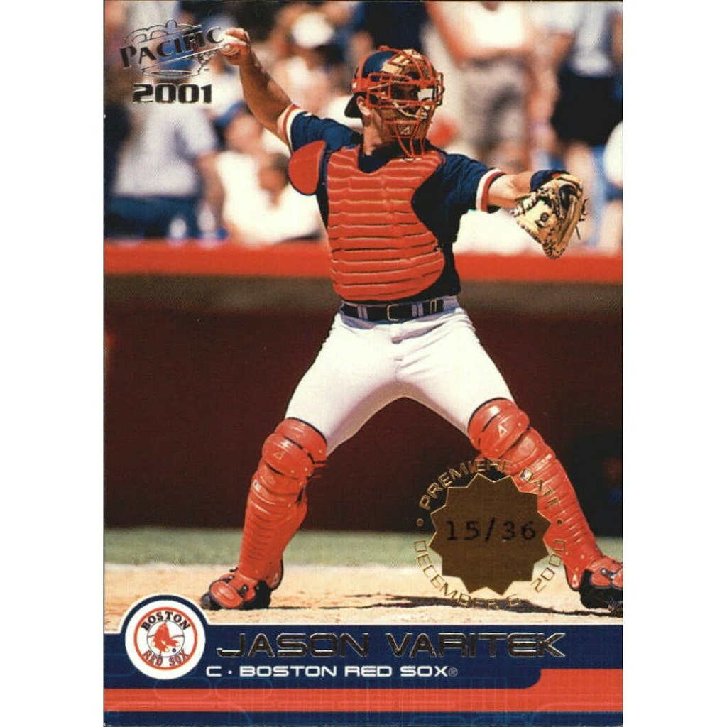 2001 Pacific Premiere Date Jason Varitek #75 Trading Card: $40