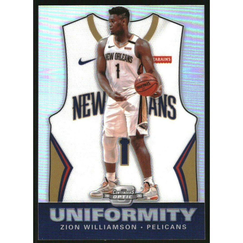 2019-20 Panini Contenders Optic Uniformity #5 Zion Williamson: $270