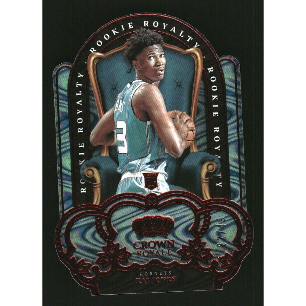 2021-22 Crown Royale Kai Jones Rookie Royalty Red Trading Card: $10.80