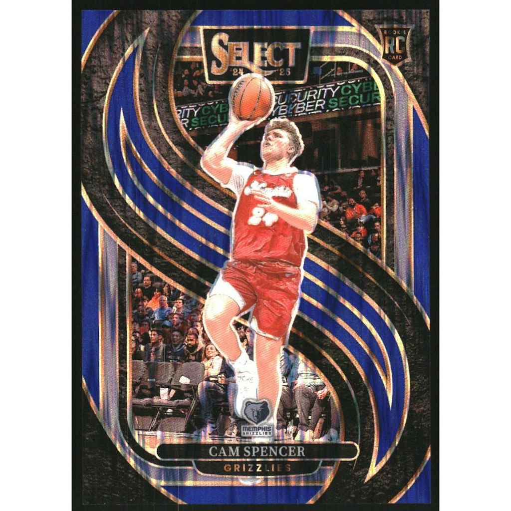 2024-25 Select Blue Flash Prizms Cam Spencer #189 Trading Card: $18