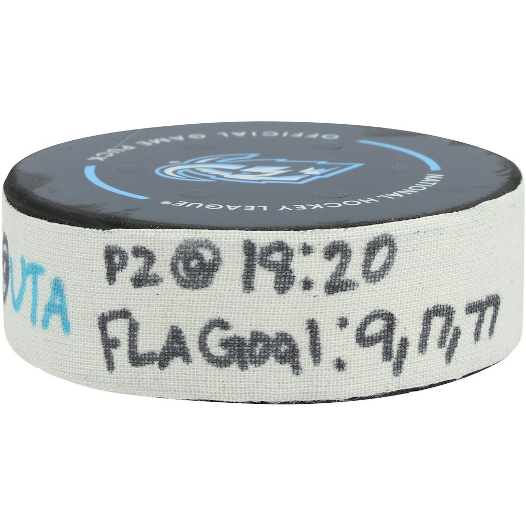 Sam Bennett Florida Panthers Game-Used Goal Puck: $299.99 Sam Bennett Florida Panthers Game-Used Goal Puck: $299.99