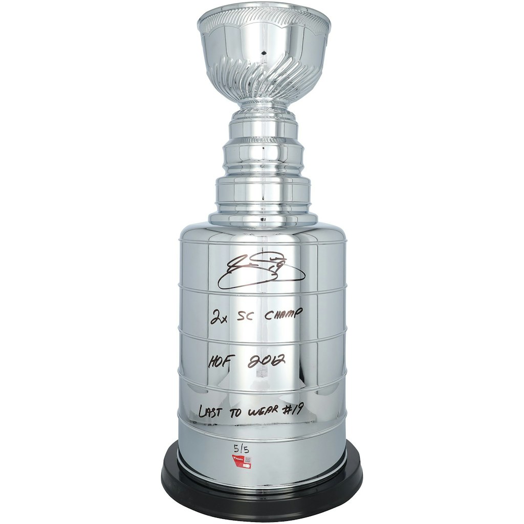 Joe Sakic Autographed 2-Foot Replica Stanley Cup: $899.99