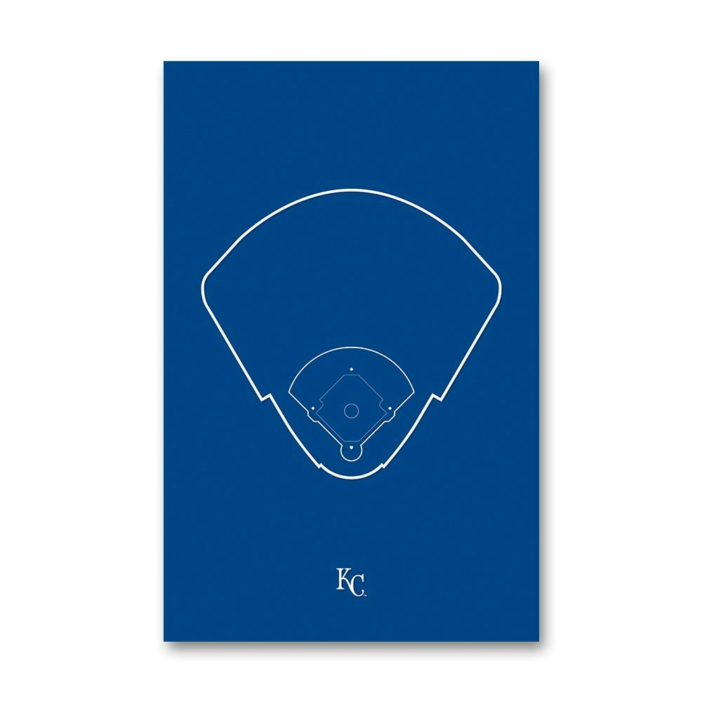 Kansas City Royals Kauffman Stadium 11" x 17" Ballpark Outline Art Poster: $34.99 Kansas City Royals Kauffman Stadium 11" x 17" Ballpark Outline Art Poster: $34.99