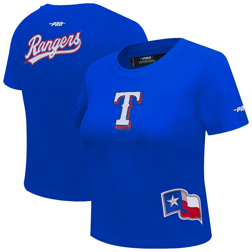 Women's Texas Rangers Game Day Cropped T-Shirt: $33.74 Women's Texas Rangers Game Day Cropped T-Shirt: $33.74