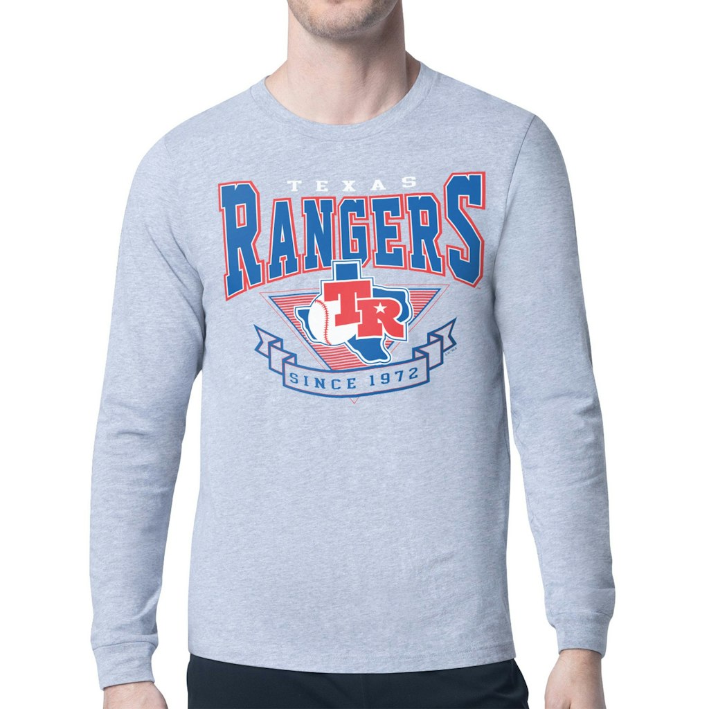 Starter Men's Texas Rangers Long Sleeve Graphic T-Shirt: $37.49 Starter Men's Texas Rangers Long Sleeve Graphic T-Shirt: $37.49