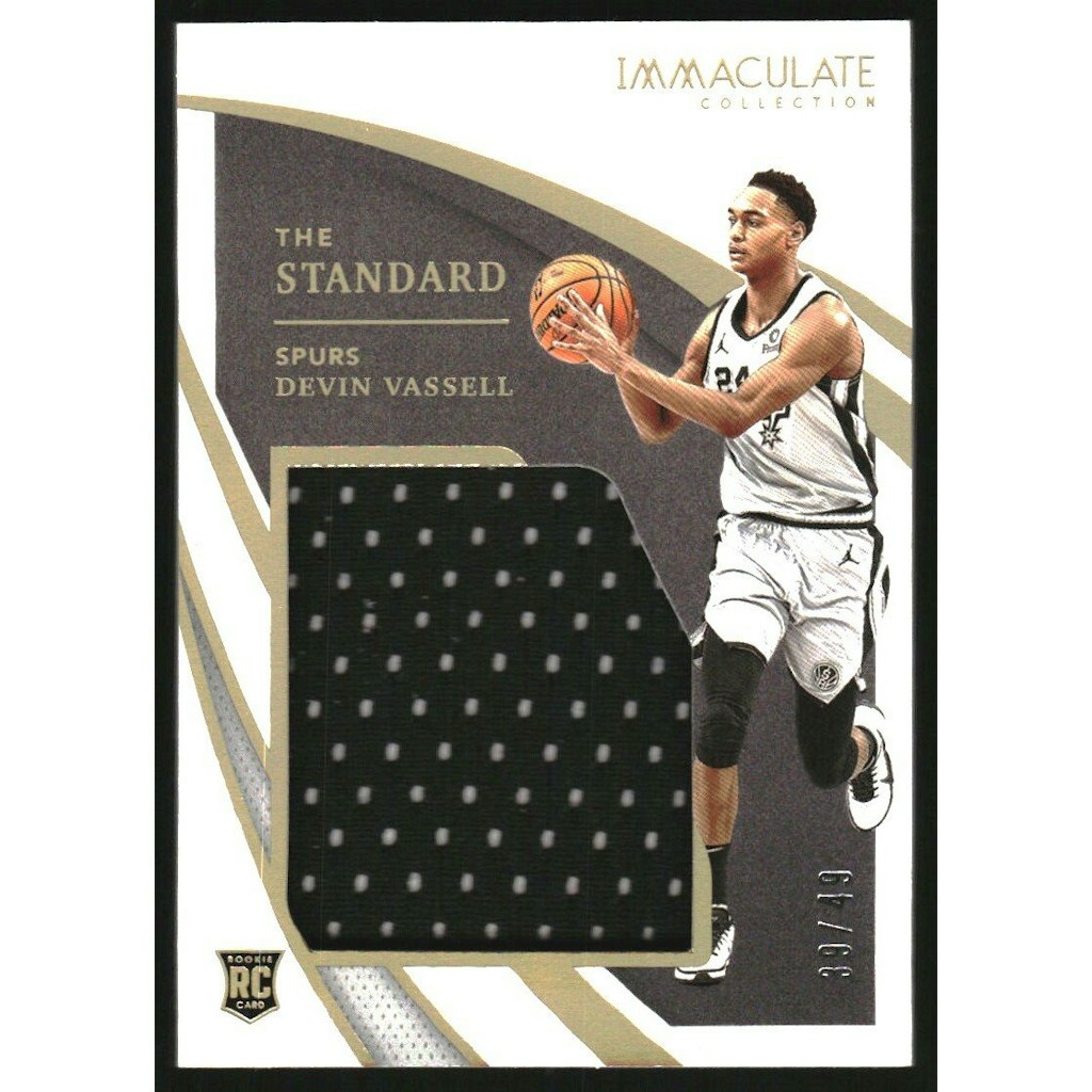 2020-21 Immaculate Collection The Standard Relic Devin Vassell #57 Card: $36 2020-21 Immaculate Collection The Standard Relic Devin Vassell #57 Card: $36