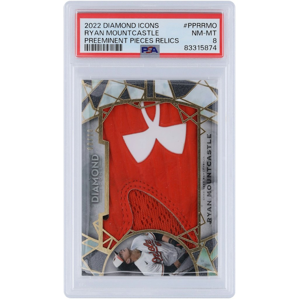 Ryan Mountcastle Baltimore Orioles 2022 Topps Diamond Icons Game Used Cleat Relic Card: $299.99 Ryan Mountcastle Baltimore Orioles 2022 Topps Diamond Icons Game Used Cleat Relic Card: $299.99