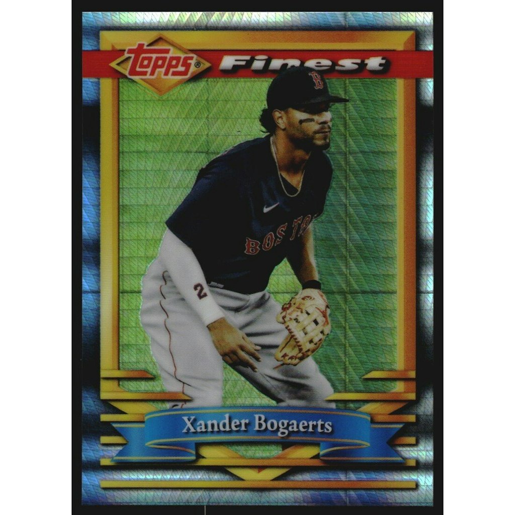 2021 Finest Flashbacks Xander Bogaerts Prism Refractor Trading Card: $14 2021 Finest Flashbacks Xander Bogaerts Prism Refractor Trading Card: $14