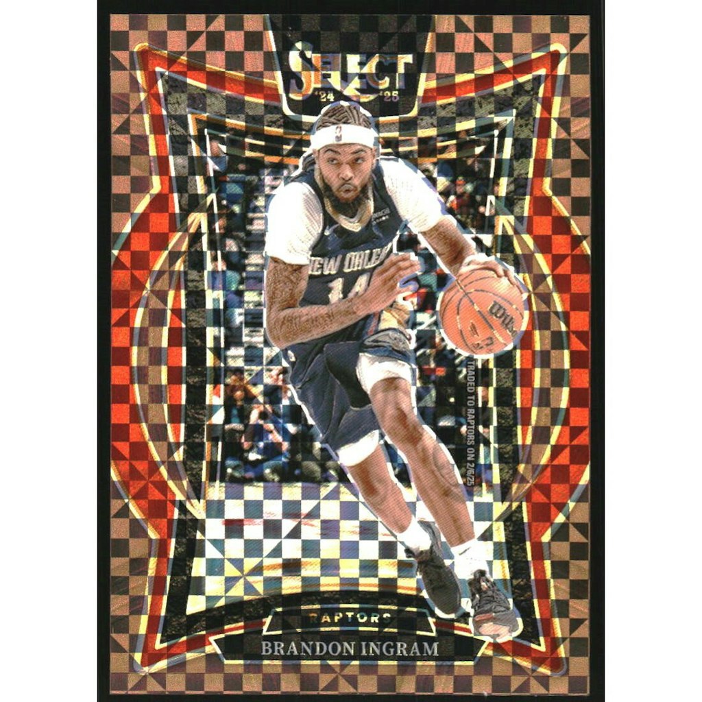 Brandon Ingram 2024-25 Select Bronze Checker Prizm #44 Trading Card: $12 Brandon Ingram 2024-25 Select Bronze Checker Prizm #44 Trading Card: $12