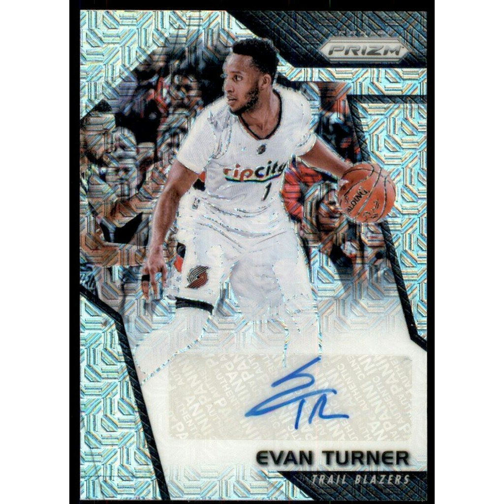 2017-18 Panini Prizm Signatures Mojo Evan Turner #30 Card: $14 2017-18 Panini Prizm Signatures Mojo Evan Turner #30 Card: $14