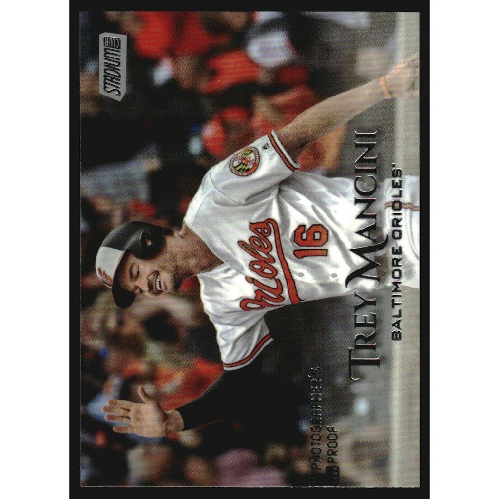 2019 Stadium Club Trey Mancini Photographer's Proof Card #32: $20 2019 Stadium Club Trey Mancini Photographer's Proof Card #32: $20