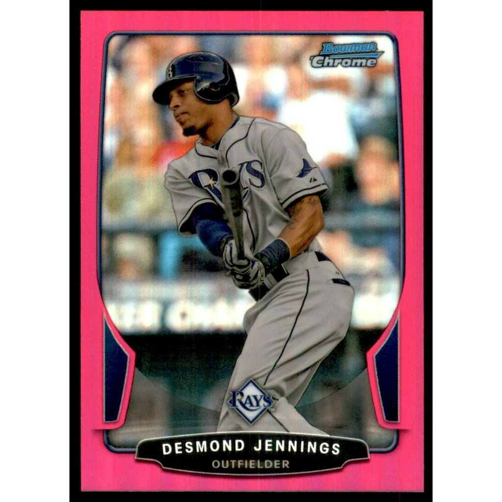 2013 Bowman Chrome Magenta Refractor Desmond Jennings Card #111: $18