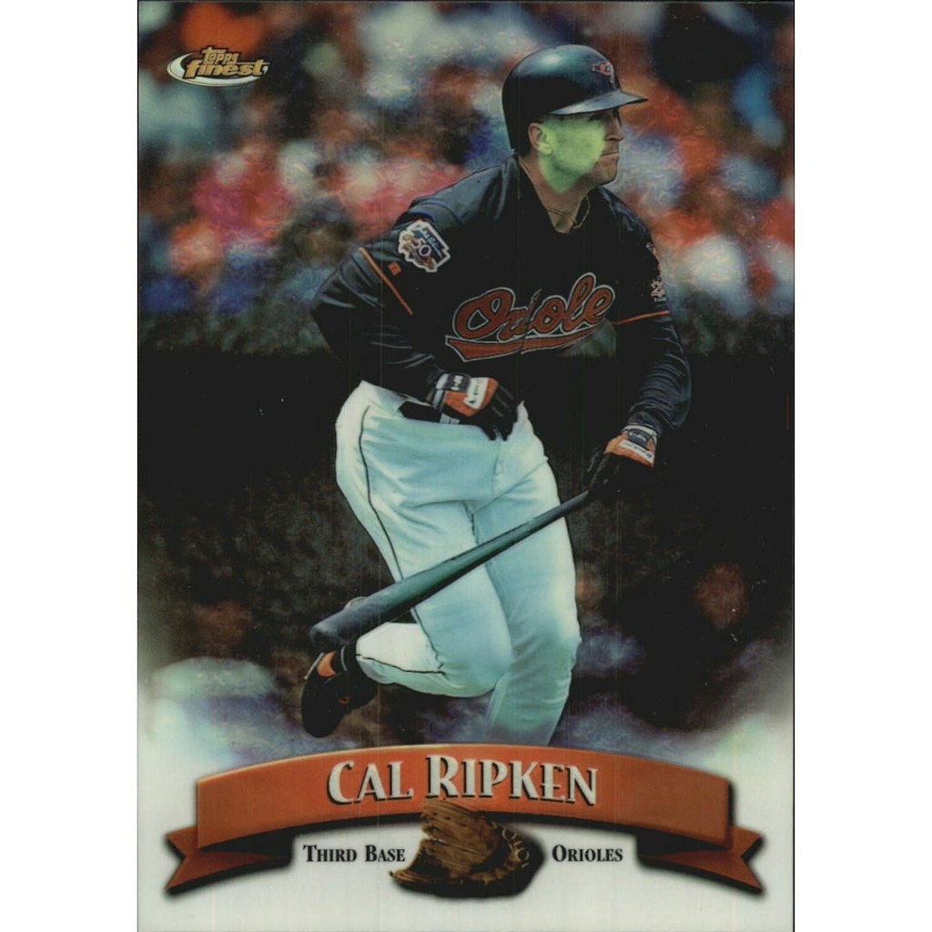 1998 Finest Oversize Refractor Cal Ripken Jr. Card: $28 1998 Finest Oversize Refractor Cal Ripken Jr. Card: $28
