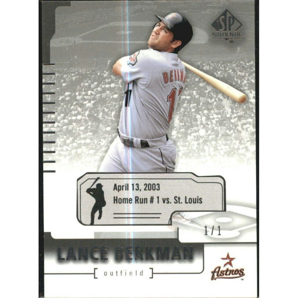 2004 SP Authentic Game-Dated #57 Lance Berkman Card: $18 2004 SP Authentic Game-Dated #57 Lance Berkman Card: $18