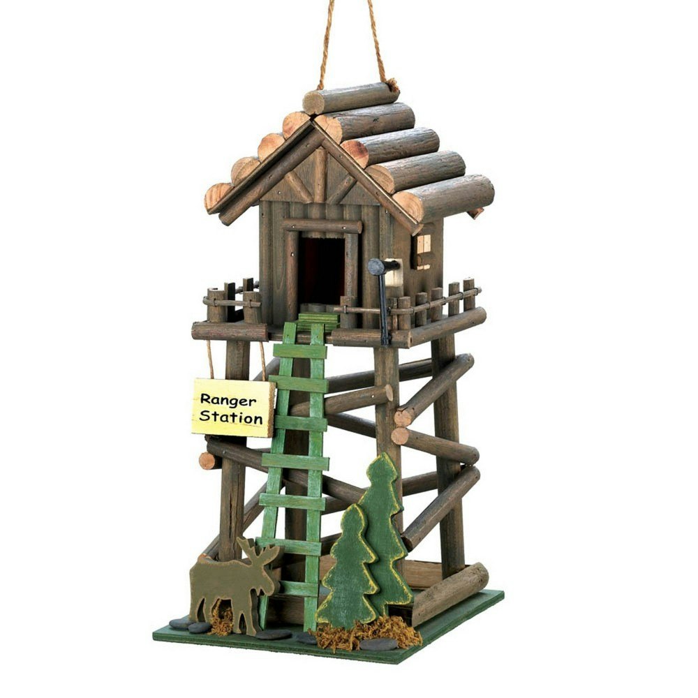 Zingz & Thingz Ranger Station Bird House: $26.99