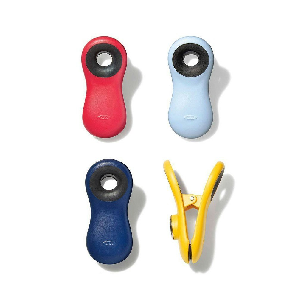 OXO Plastic All-Purpose Bag Clips 4-Pack: $11.99 OXO Plastic All-Purpose Bag Clips 4-Pack: $11.99