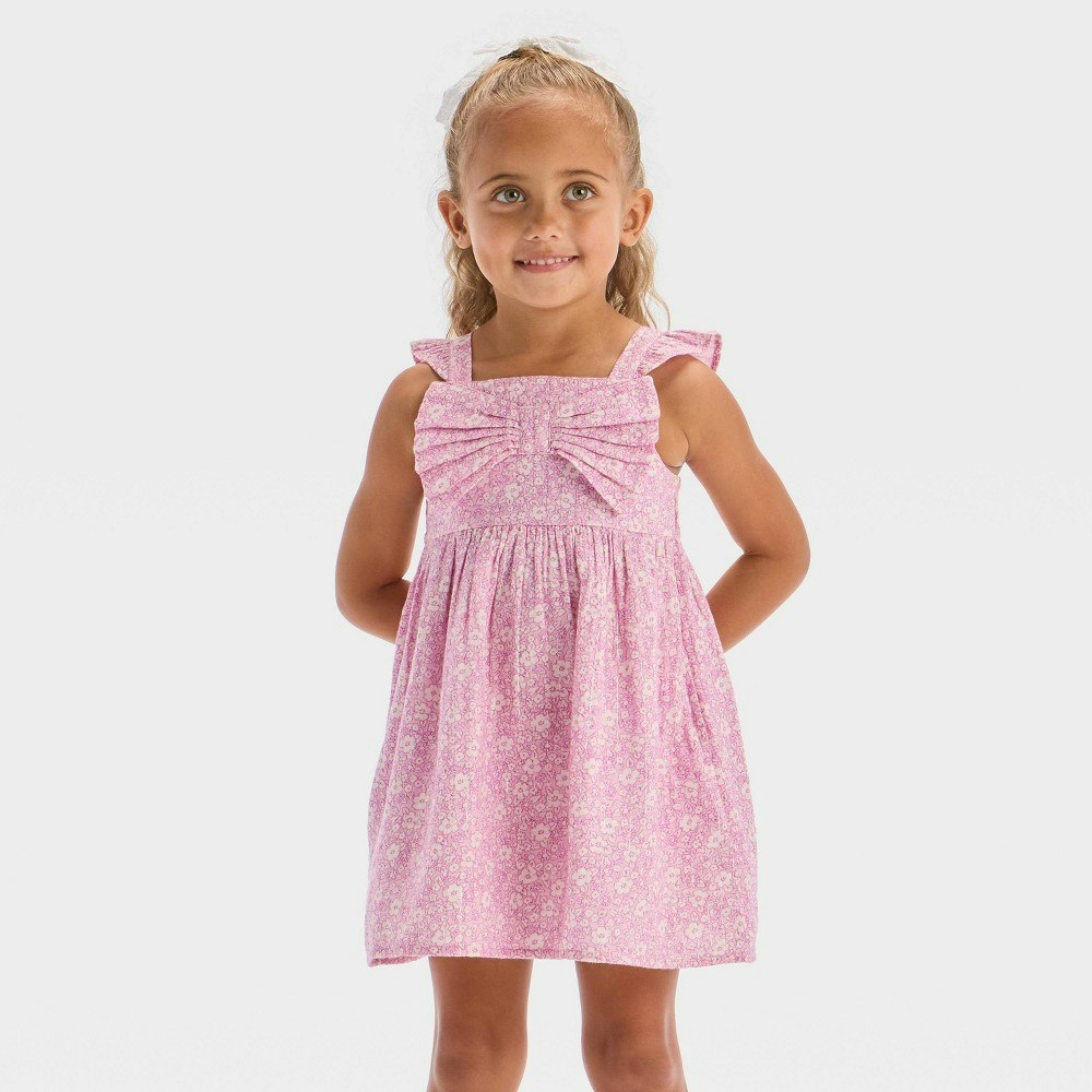 Cat & Jack Toddler Girls' Floral Woven Dress 4T: $18 Cat & Jack Toddler Girls' Floral Woven Dress 4T: $18