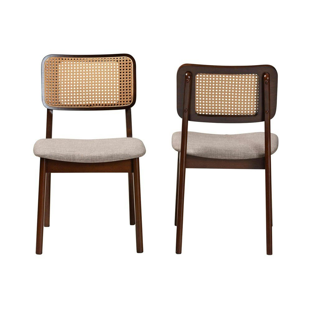 Baxton Studio Dannon Dining Chairs 2-Pack: $249.99 Baxton Studio Dannon Dining Chairs 2-Pack: $249.99