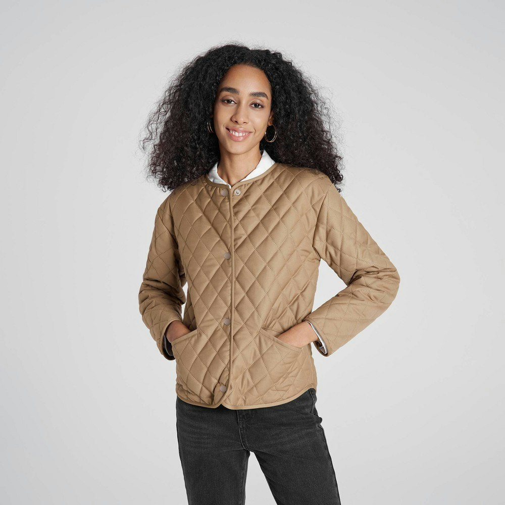 A New Day Women's Quilted Jacket: $49 A New Day Women's Quilted Jacket: $49