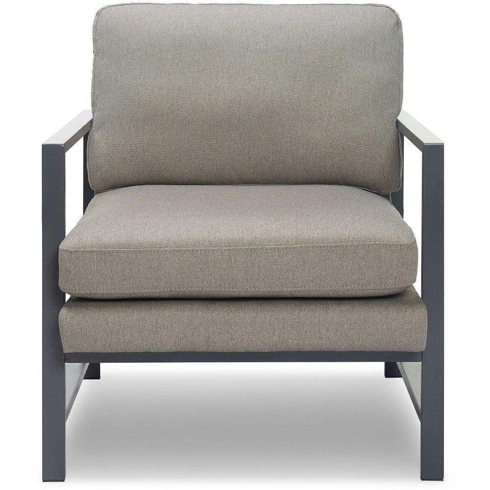 Russell Bronze Metal Frame Accent Chair: $238.99