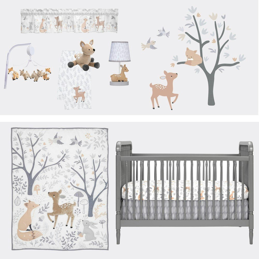 Bedtime Originals Deer Park 3-Piece Crib Bedding Set: $52.99 Bedtime Originals Deer Park 3-Piece Crib Bedding Set: $52.99