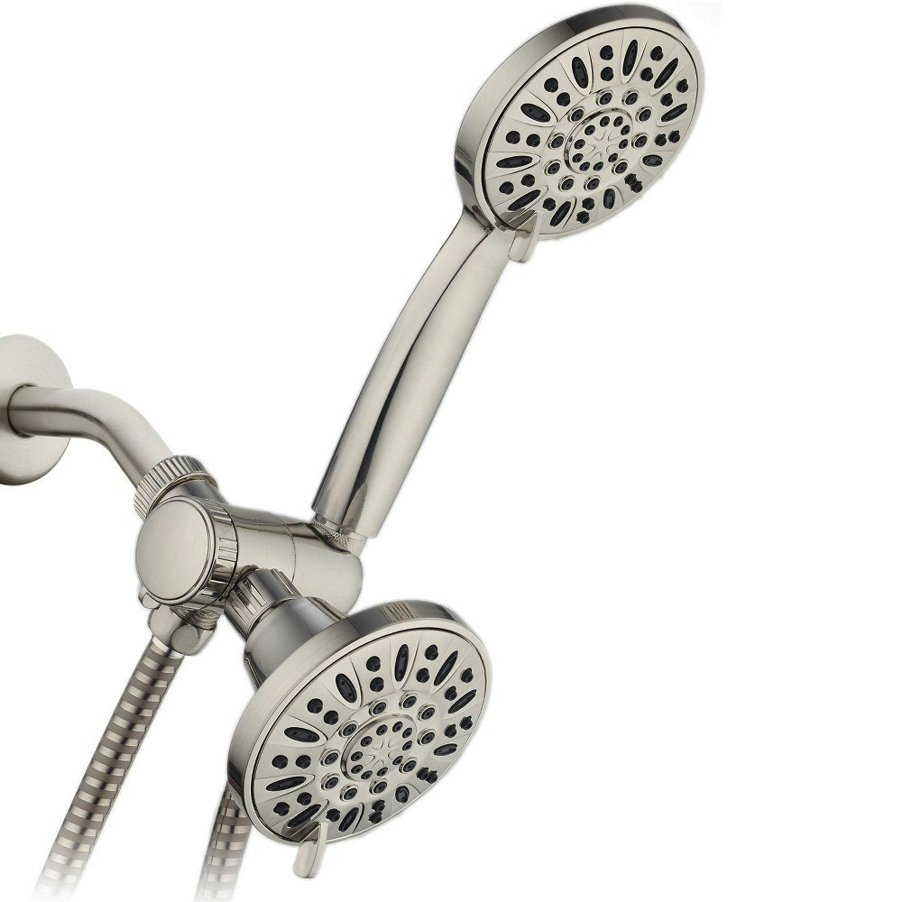 AquaDance Three-Way High-Pressure Dual Shower Head: $34.99