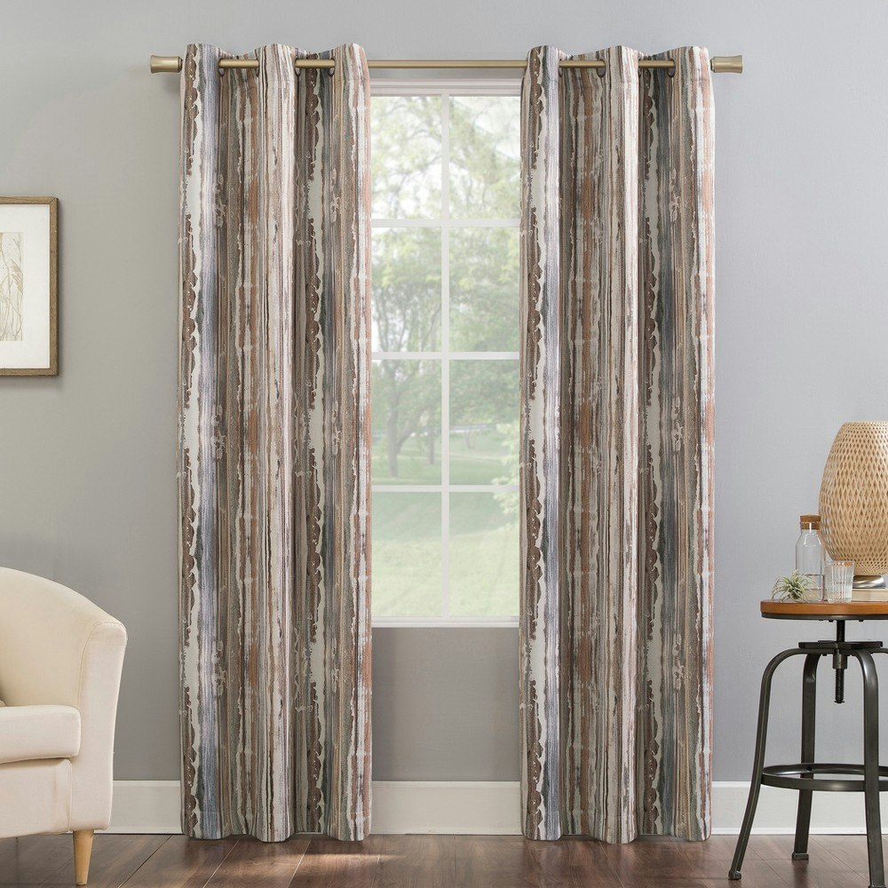 Sun Zero 40"x95" Blackout Allegory Grommet Curtain Panel: $11.19 Sun Zero 40"x95" Blackout Allegory Grommet Curtain Panel: $11.19